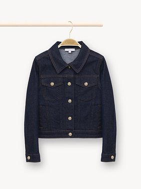 Denim jacket Cotton denim
Washed Denim