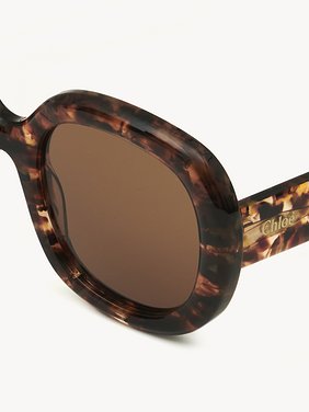 Gayia sunglasses Medium Havana recycled acetate & bio-based nylon
Solid Brown lenses Product detail