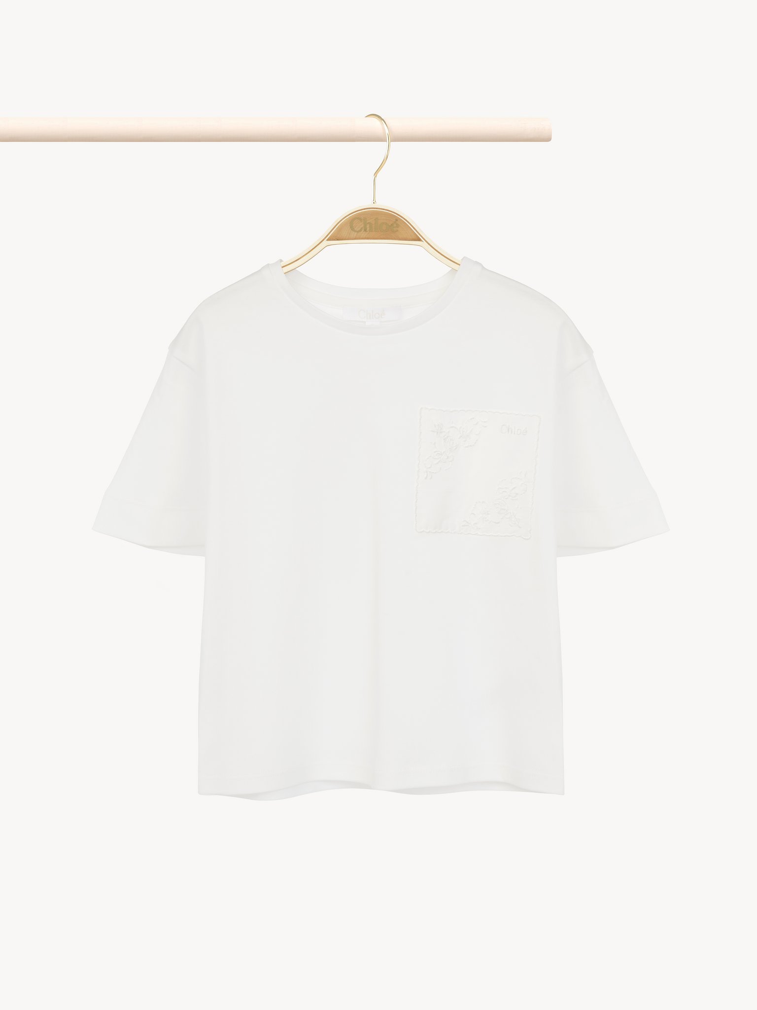 Pocket T-shirt Organic cotton interlock
Off White