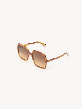 Zelie sunglasses Blonde Havana 
Gradient Brown/Orange lenses