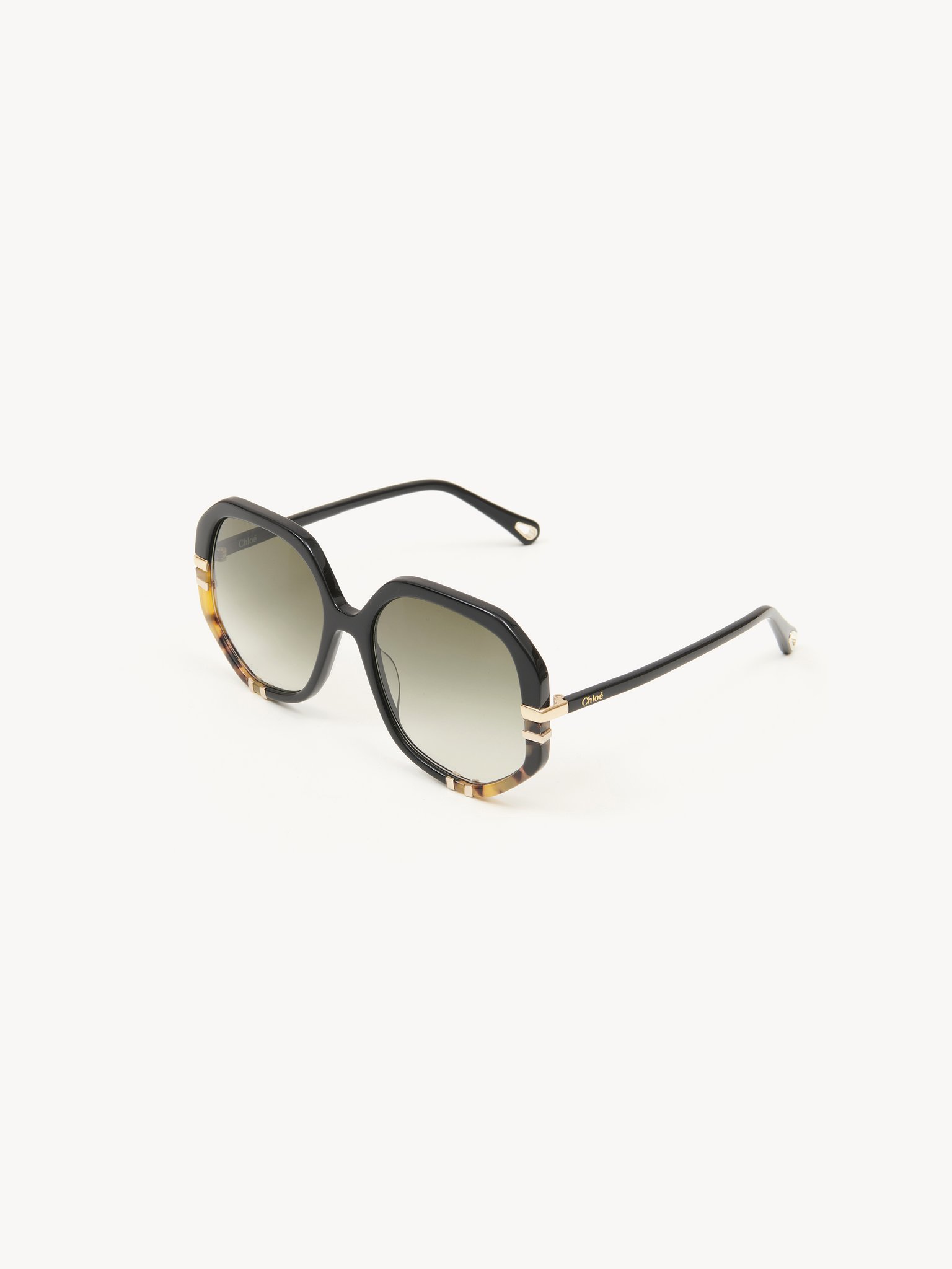 West sunglasses Black & Havana
Gradient Green lenses