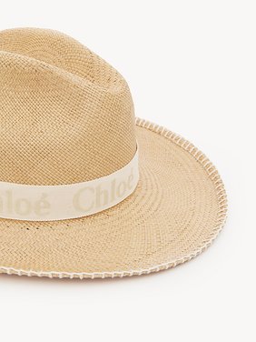 Woody panama hat Natural straw & Chloé logo ribbon
Straw Beige Product detail