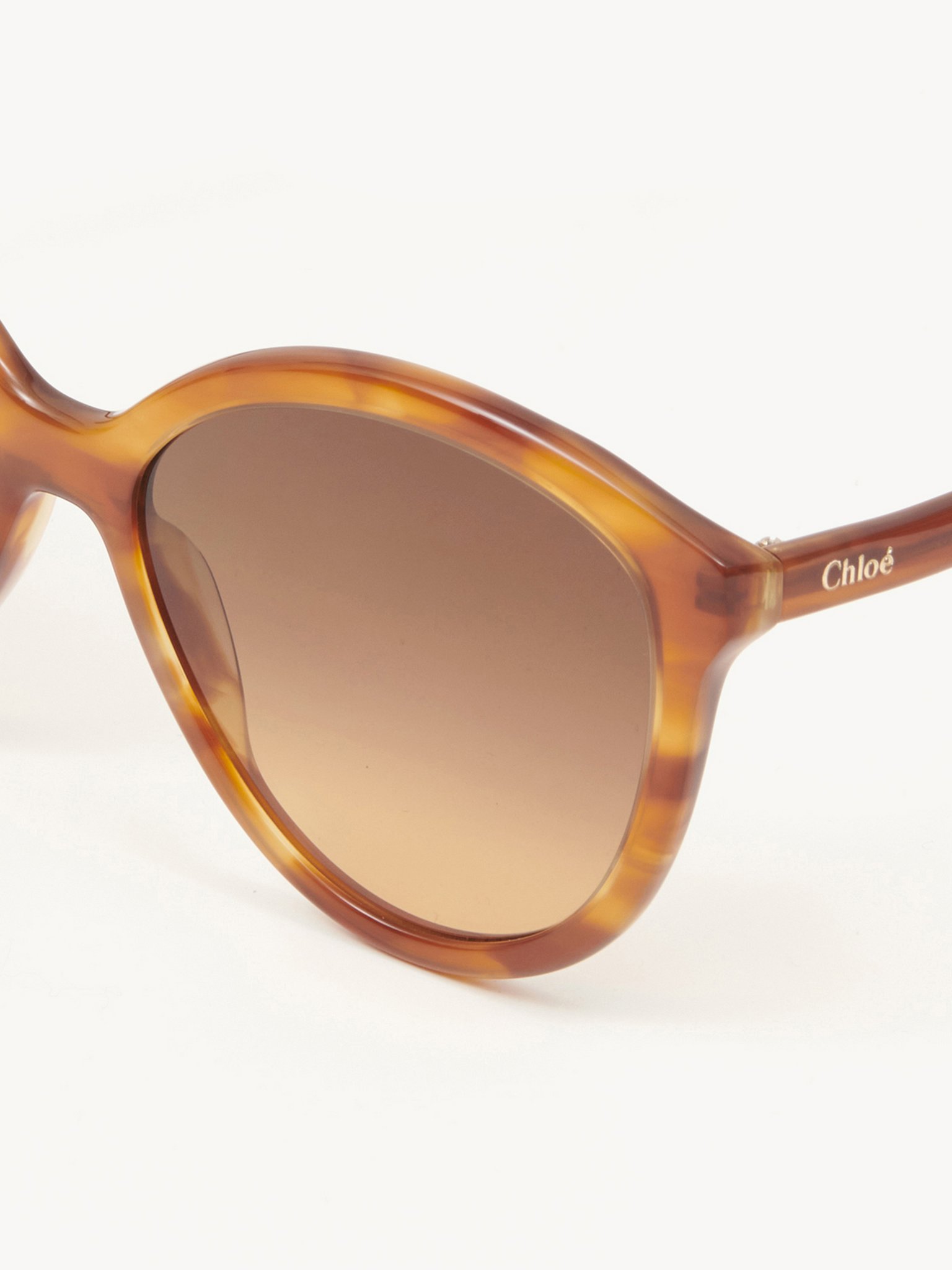 Zelie sunglasses Blonde Havana 
Gradient Brown/Orange lenses Product detail