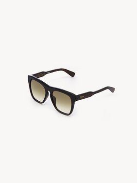 Gayia sunglasses Dark havana recycled acetate & bio-based nylon
Gradient brown lenses