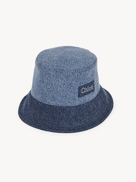 Romy bucket hat in denim Post-consumer recycled denim
Blue Multicolor