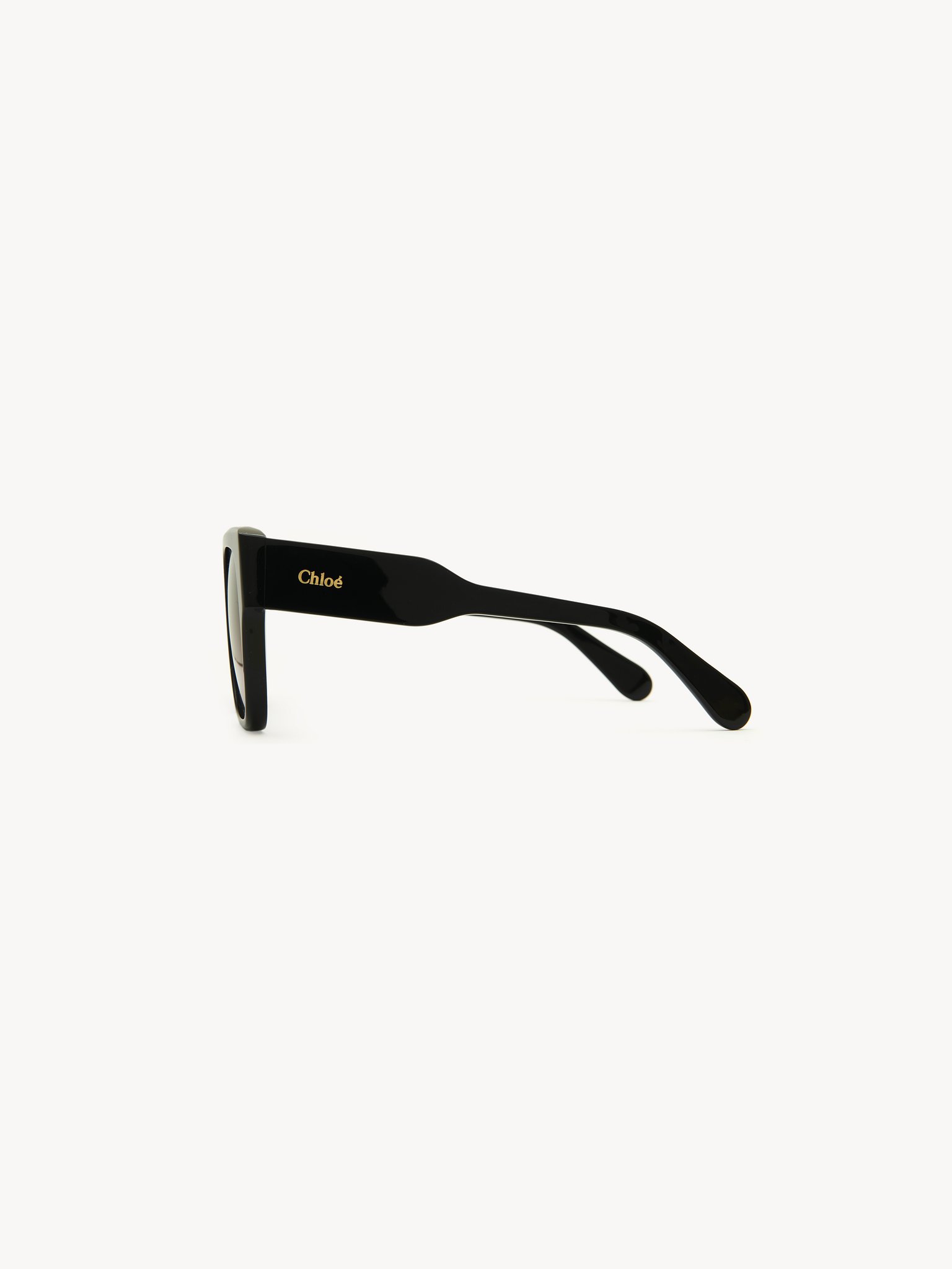 Gayia sunglasses Black recycled acetate & bio-based nylon
Gradient Burgundy lenses Back view of the product