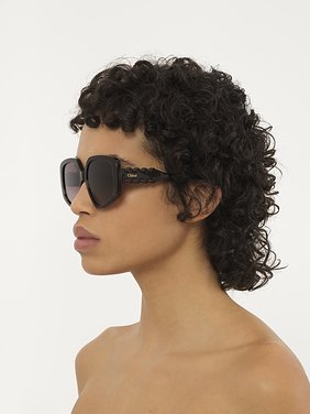 Mony sunglasses Havana lower-impact acetate & bio-based nylon
Gradient Brown lenses 