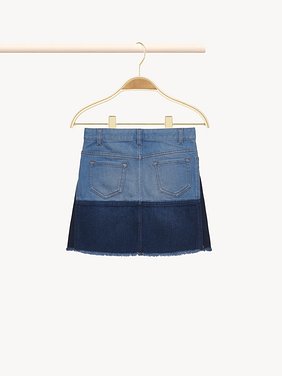 Denim skirt Organic cotton denim
Denim Blue Back view of the product