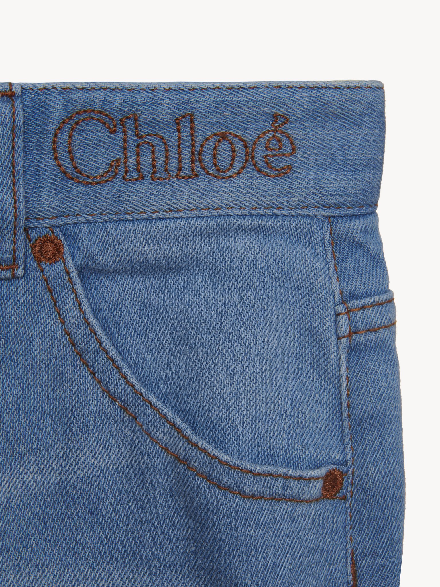 Patchwork jeans Organic cotton denim
Denim Blue 