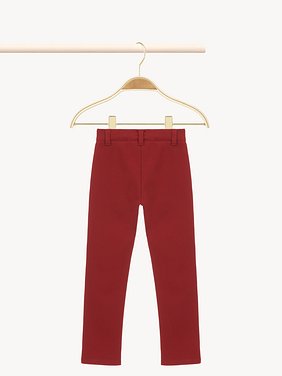 Milano pants Organic cotton & modal
Grenada Red Back view of the product