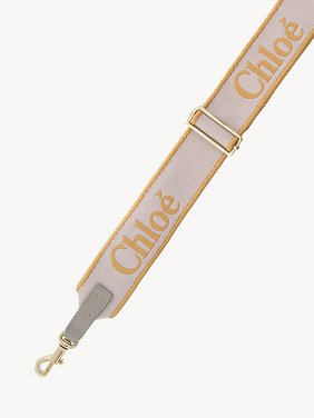 Adjustable strap Canvas with Chloé logo embroidery
Honey Gold Product detail