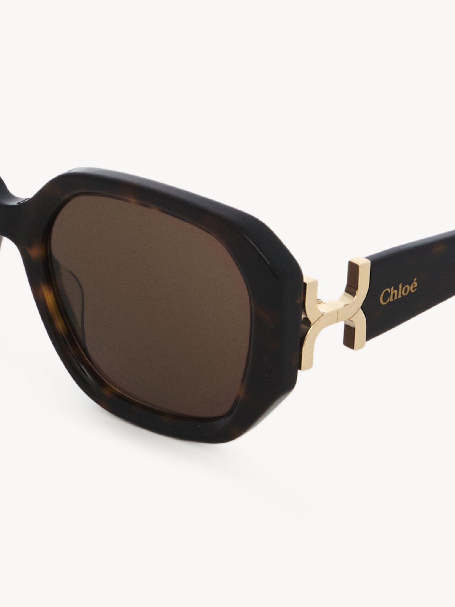 Marcie sunglasses Dark Havana lower-impact acetate & bio-based nylon 
Brown lenses 