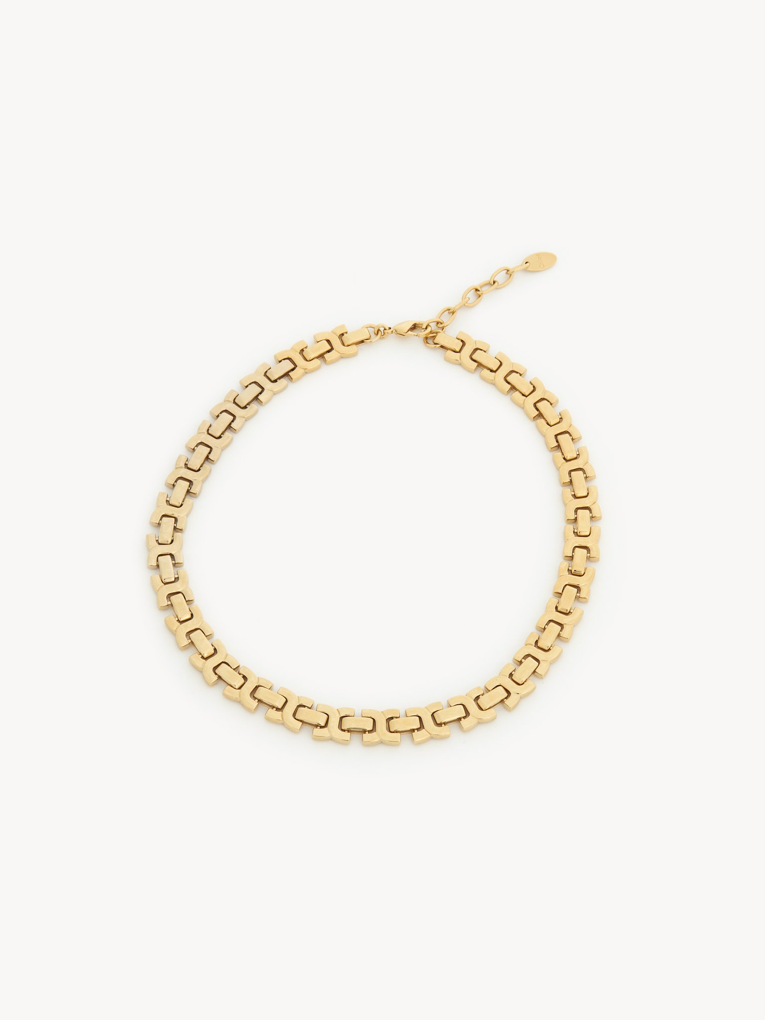 Marcie necklace Brass
Bright Gold