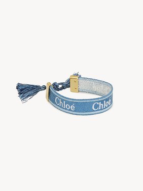 Woody Bracelet Brass, linen & cotton
Nickel Blue