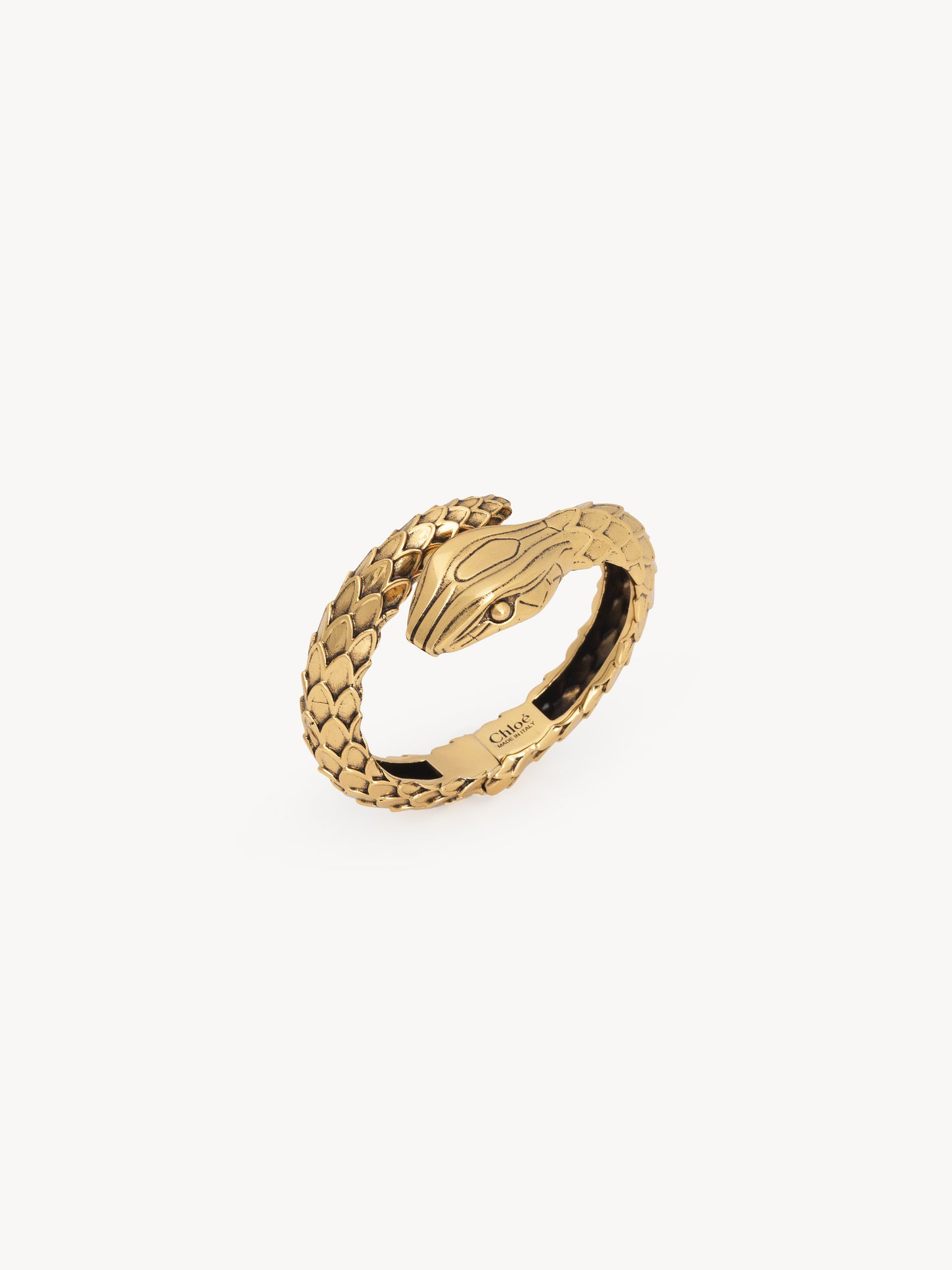 The Chloé Snake bracelet Brass
Vintage Gold