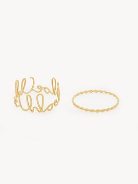 The Chloé Iconic bracelet set Brass
Vintage Gold