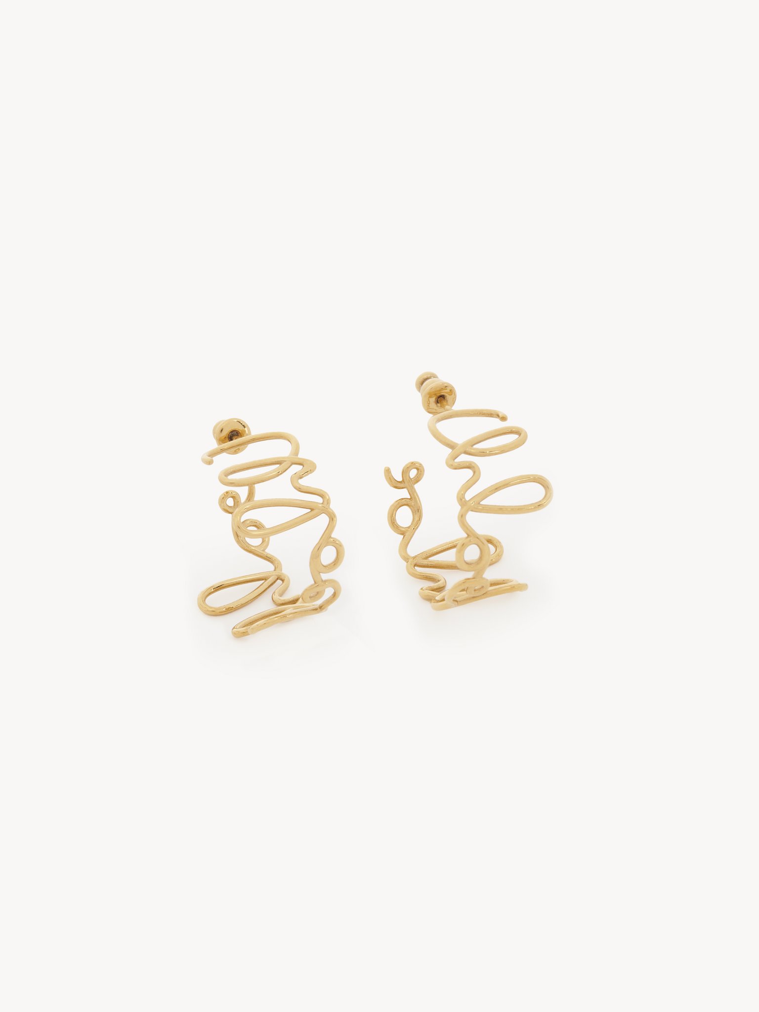 The Chloé Iconic hoop earrings Brass
Vintage Gold