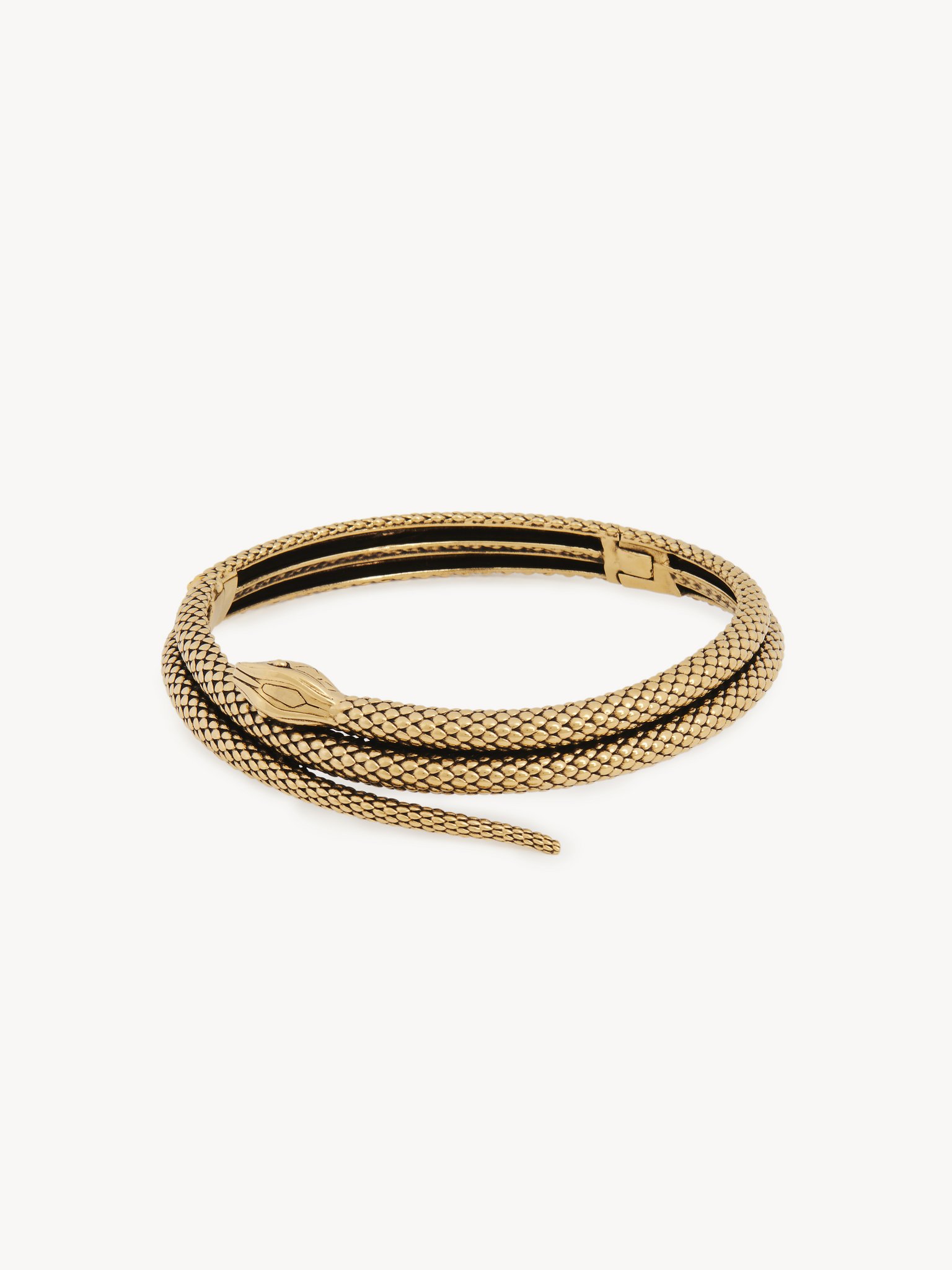 The Chloé Snake necklace Brass
Vintage Gold