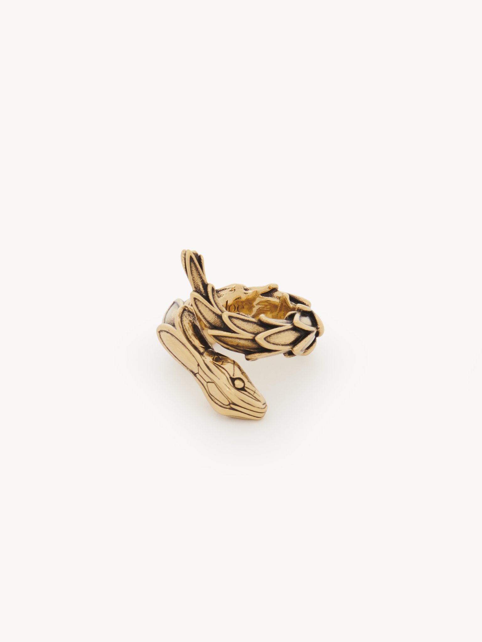 The Chloé Snake ring Brass
Vintage Gold