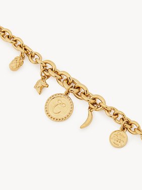 The Chloé Charms bracelet Brass
Vintage Gold Product detail