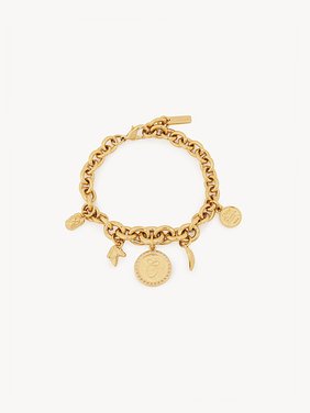 The Chloé Charms bracelet Brass
Vintage Gold