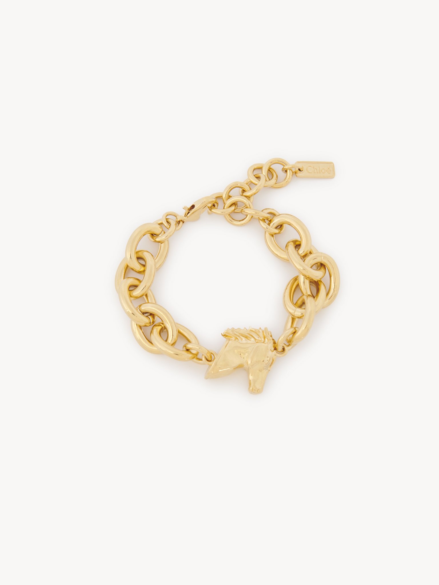 The Chloé Charms bracelet Brass
Vintage Gold