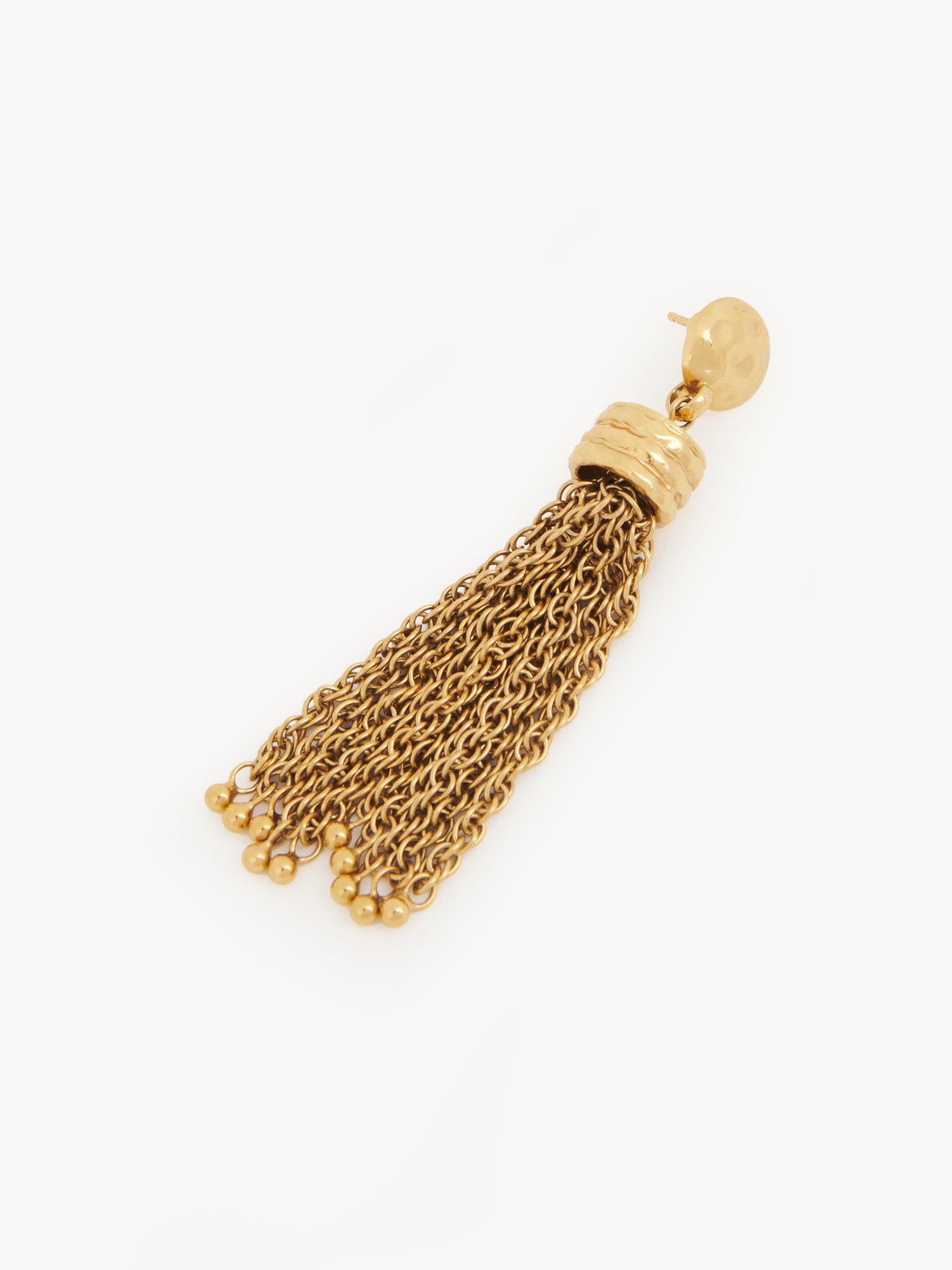 The Chloé Pompoms earrings Brass
Vintage Gold Product detail