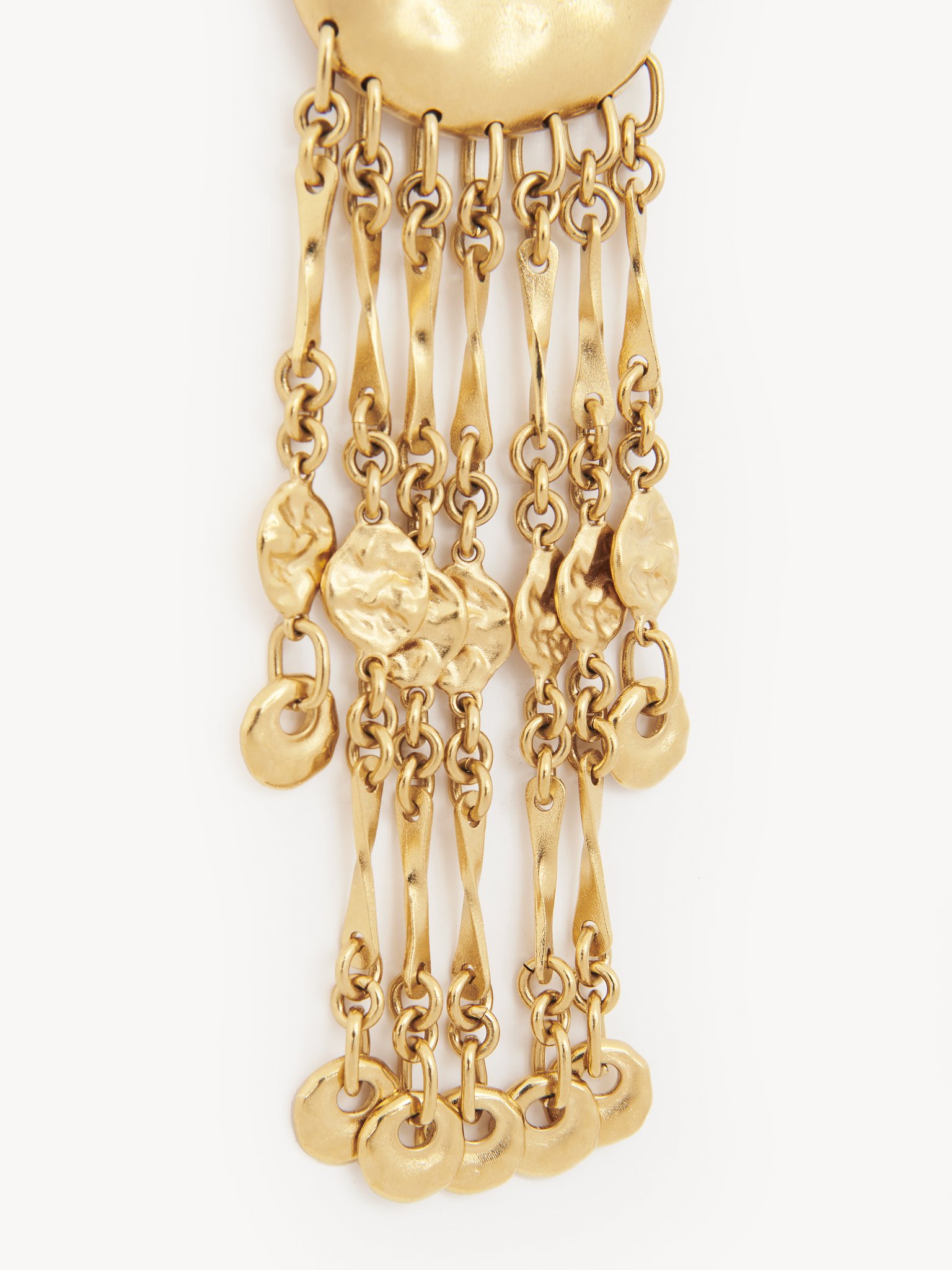 The Chloé Eclectic earrings Brass
Vintage Gold Product detail