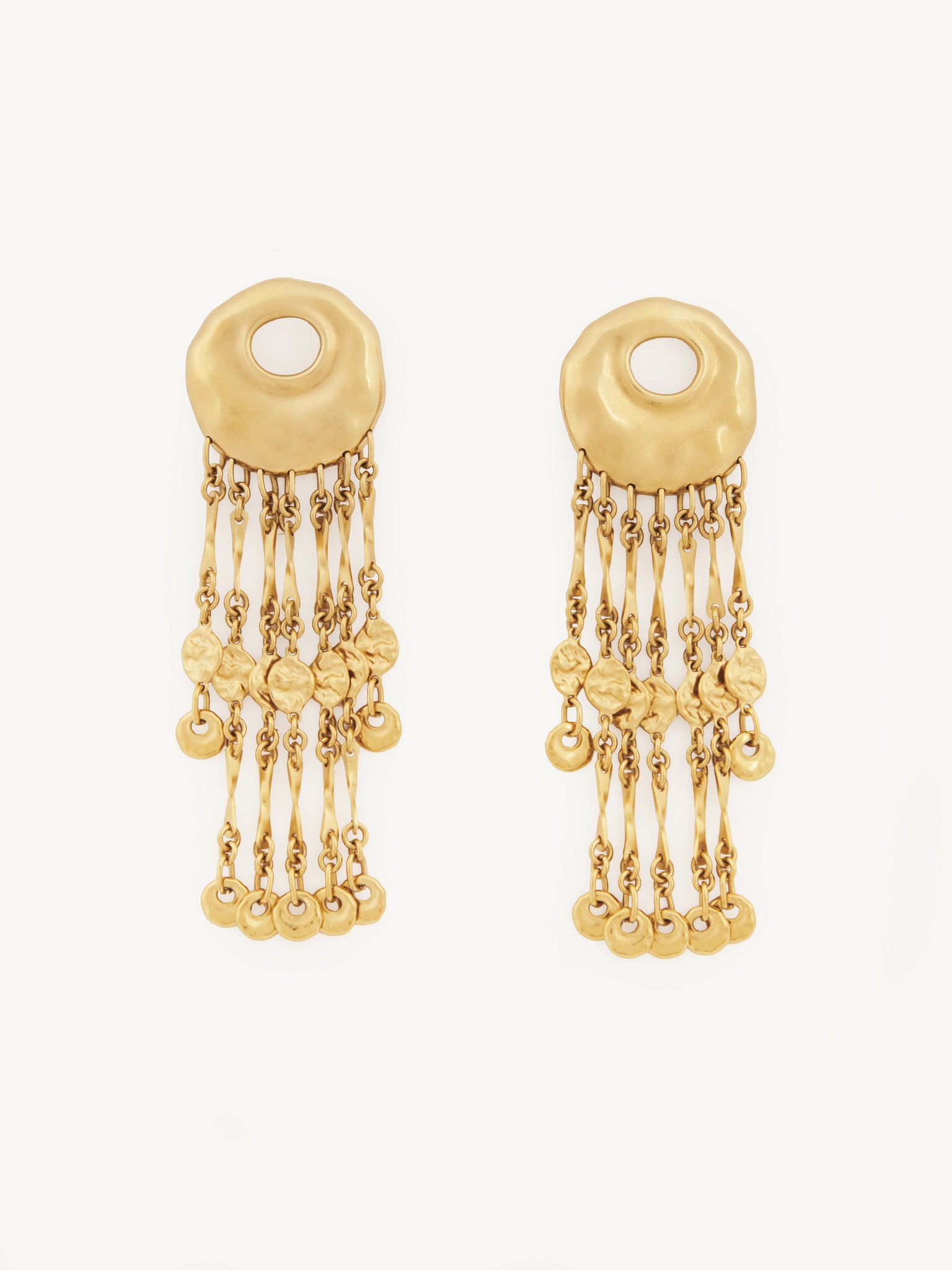 The Chloé Eclectic earrings Brass
Vintage Gold