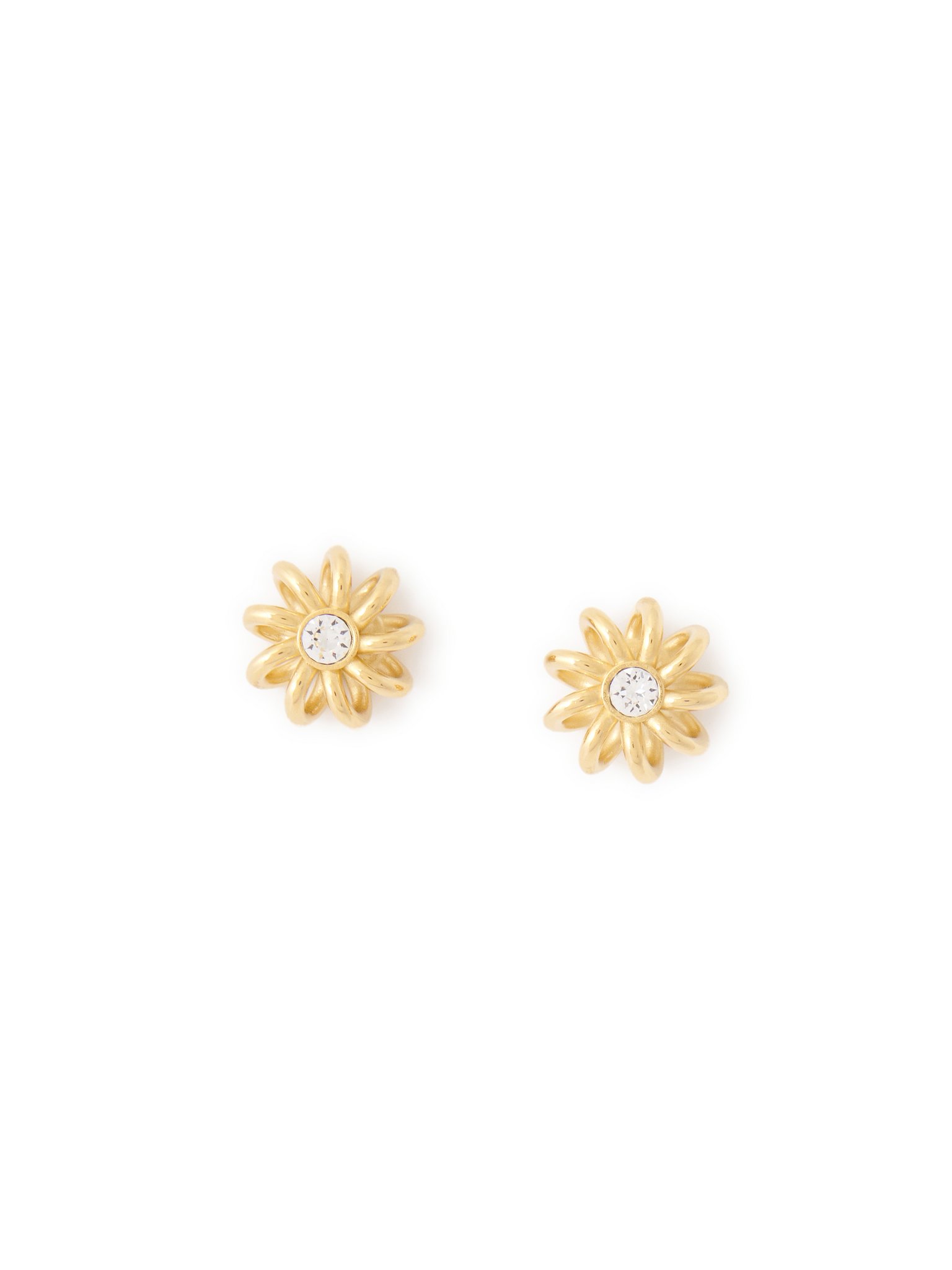 The Chloé Mechanical Flowers earrings Brass & crystal glass
Vintage Gold Preview of the product in the shopping bag