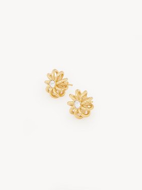 The Chloé Mechanical Flowers earrings Brass & crystal glass
Vintage Gold Product detail