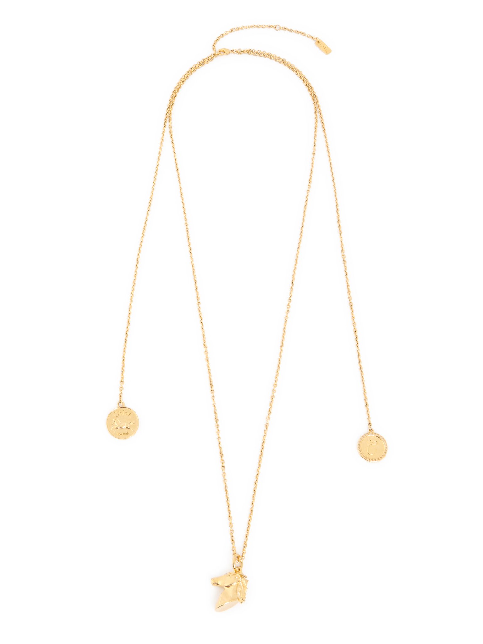 The Chloé Charms necklace Brass
Vintage Gold Preview of the product in the shopping bag