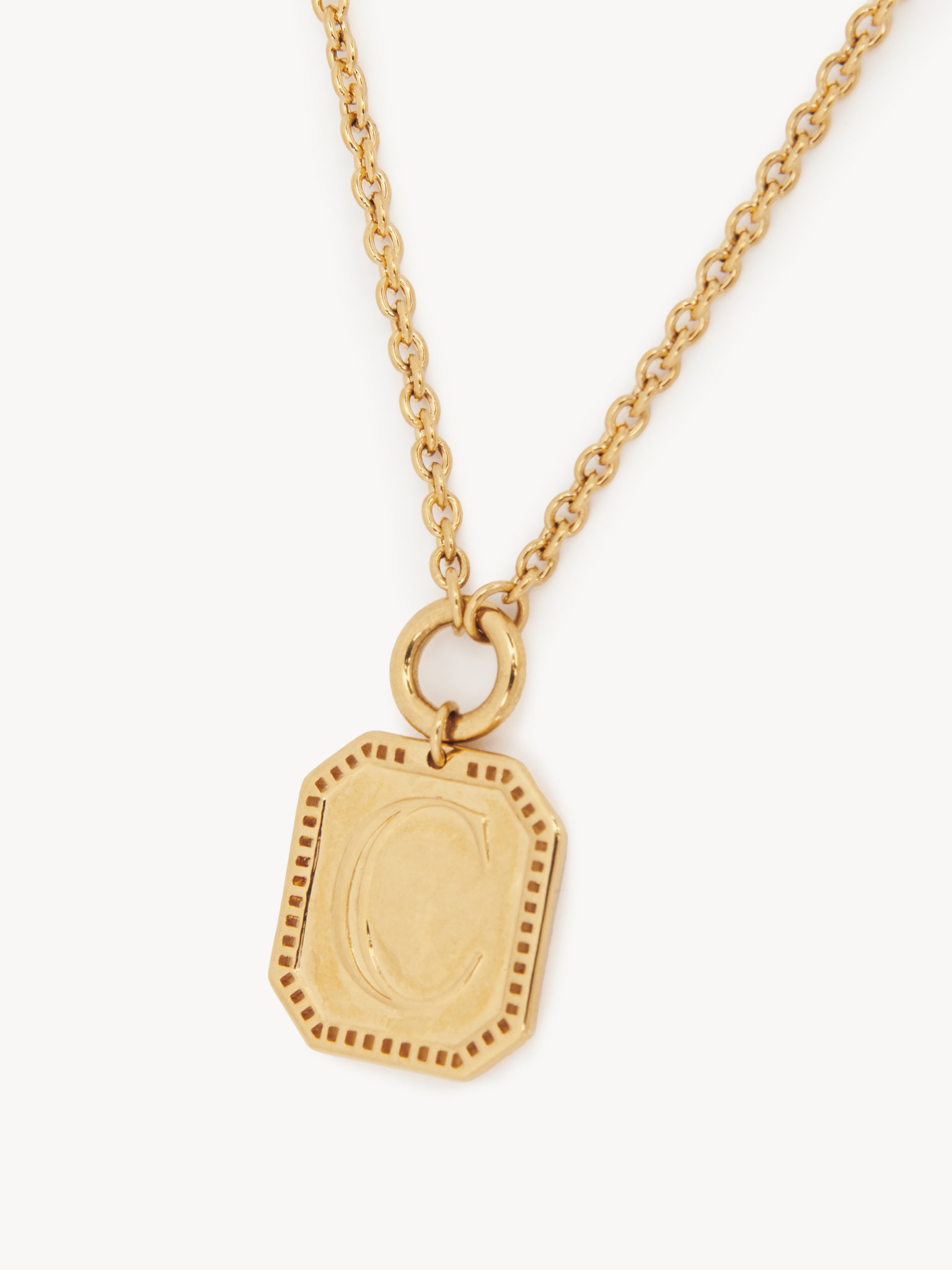 The Chloé Charms necklace Brass
Vintage Gold Product detail