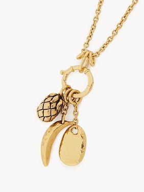 The Chloé Charms necklace Brass
Vintage Gold Product detail