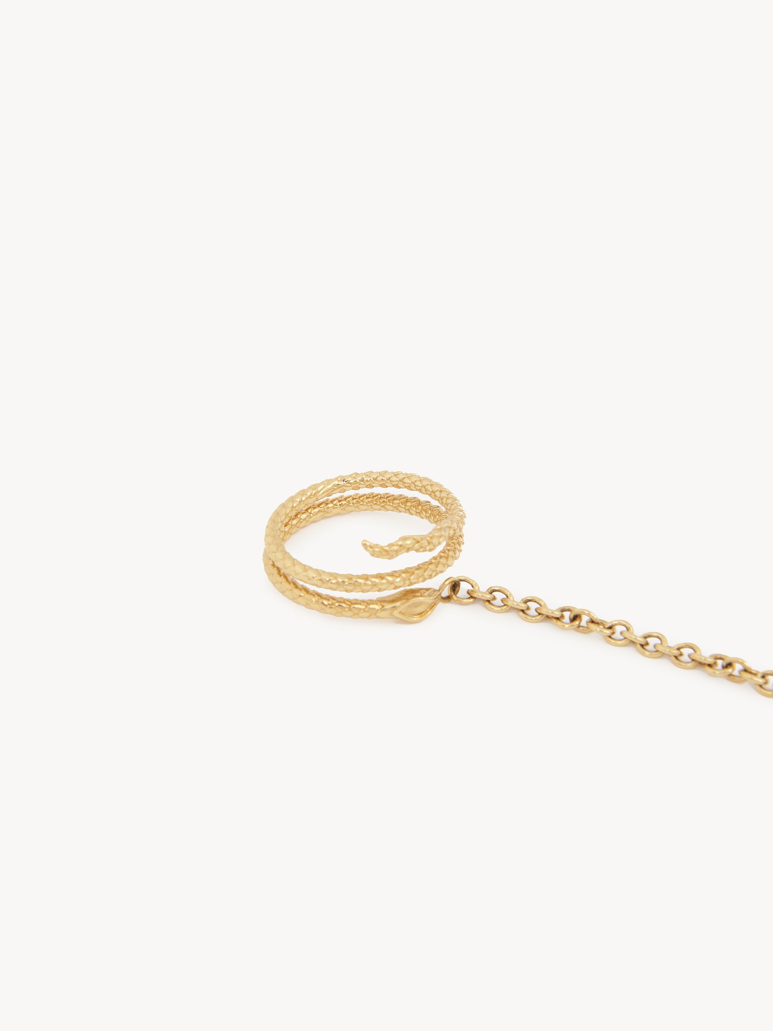 The Chloé Snake ring Brass
Vintage Gold Product detail