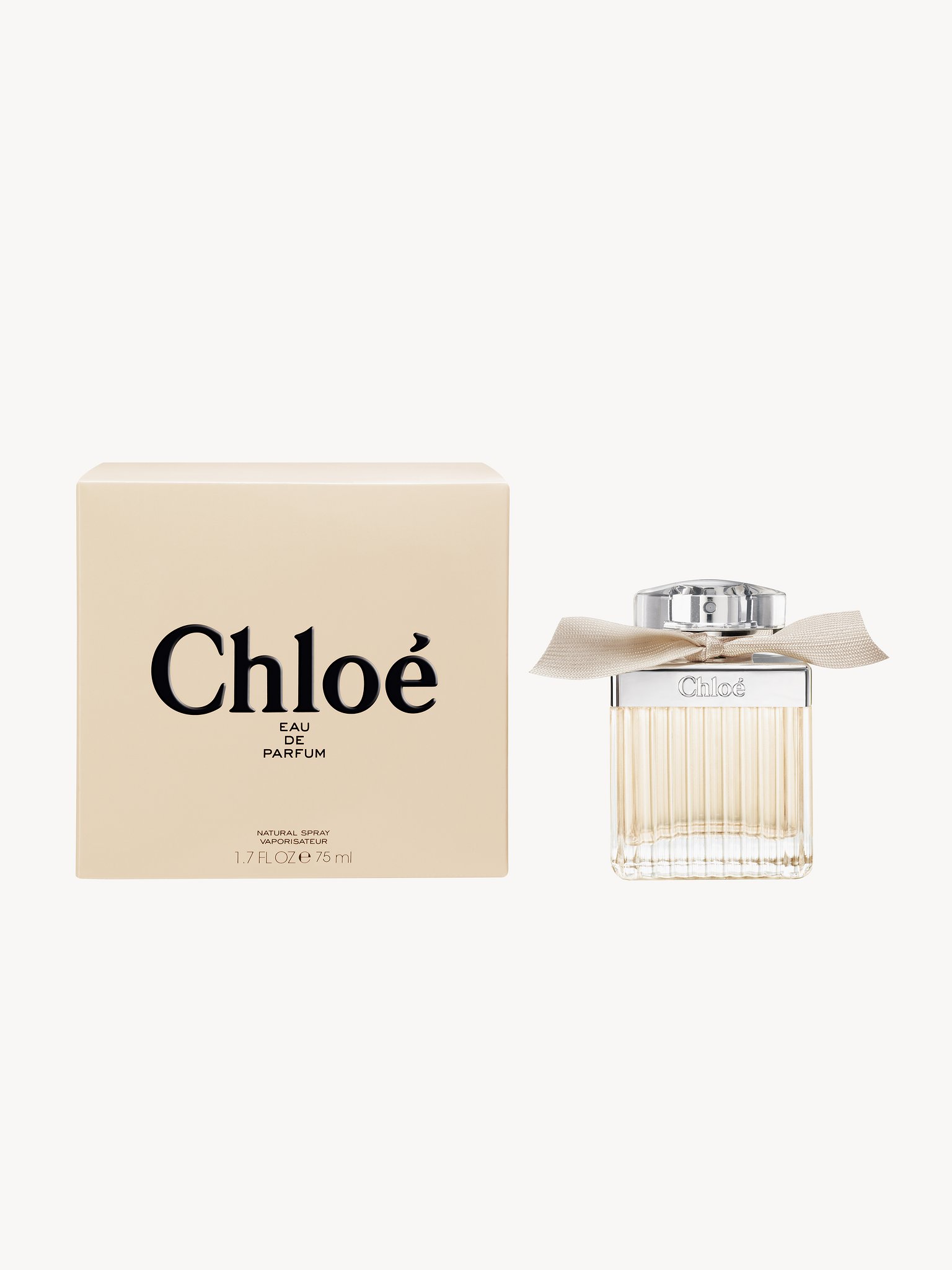 Chloé Eau de Parfum オードパルファム 商品を後面からとった写真