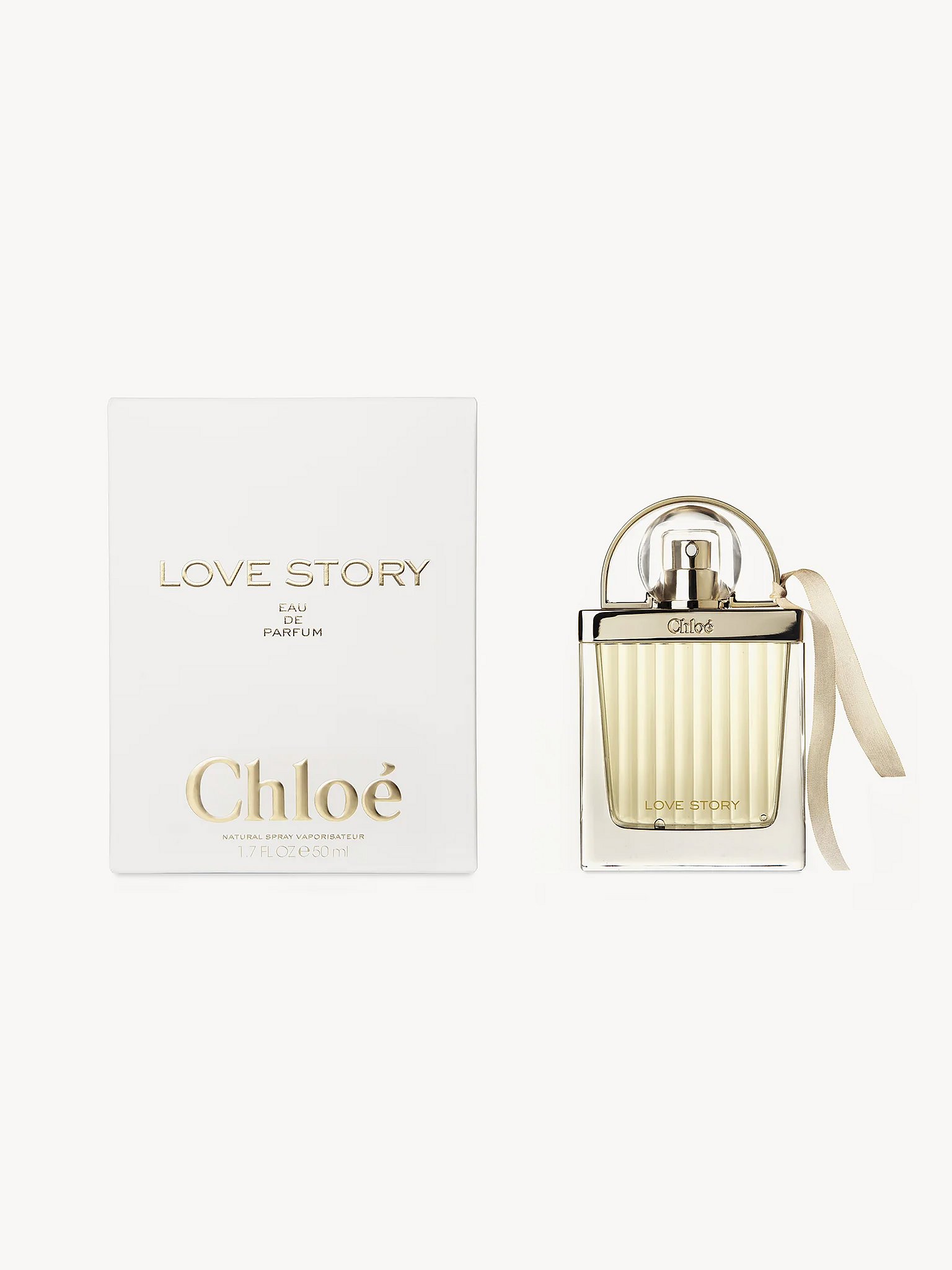 Chloé Love Story Eau de Parfum オードパルファム 商品を後面からとった写真