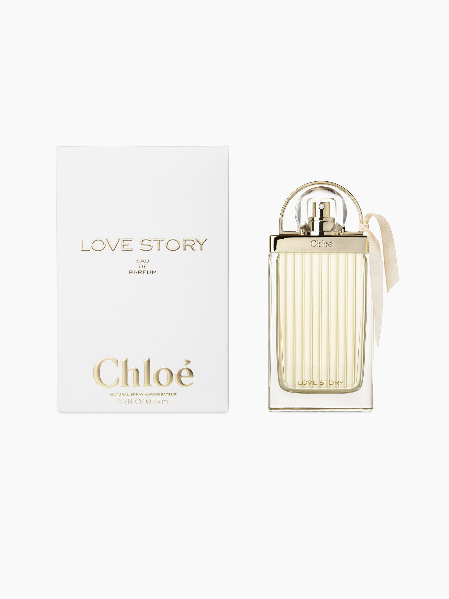 Chloé Love Story Eau de Parfum オードパルファム 商品を後面からとった写真