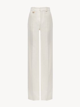 Tailored pants in brushed cotton Organic brushed cotton
Coconut Milk