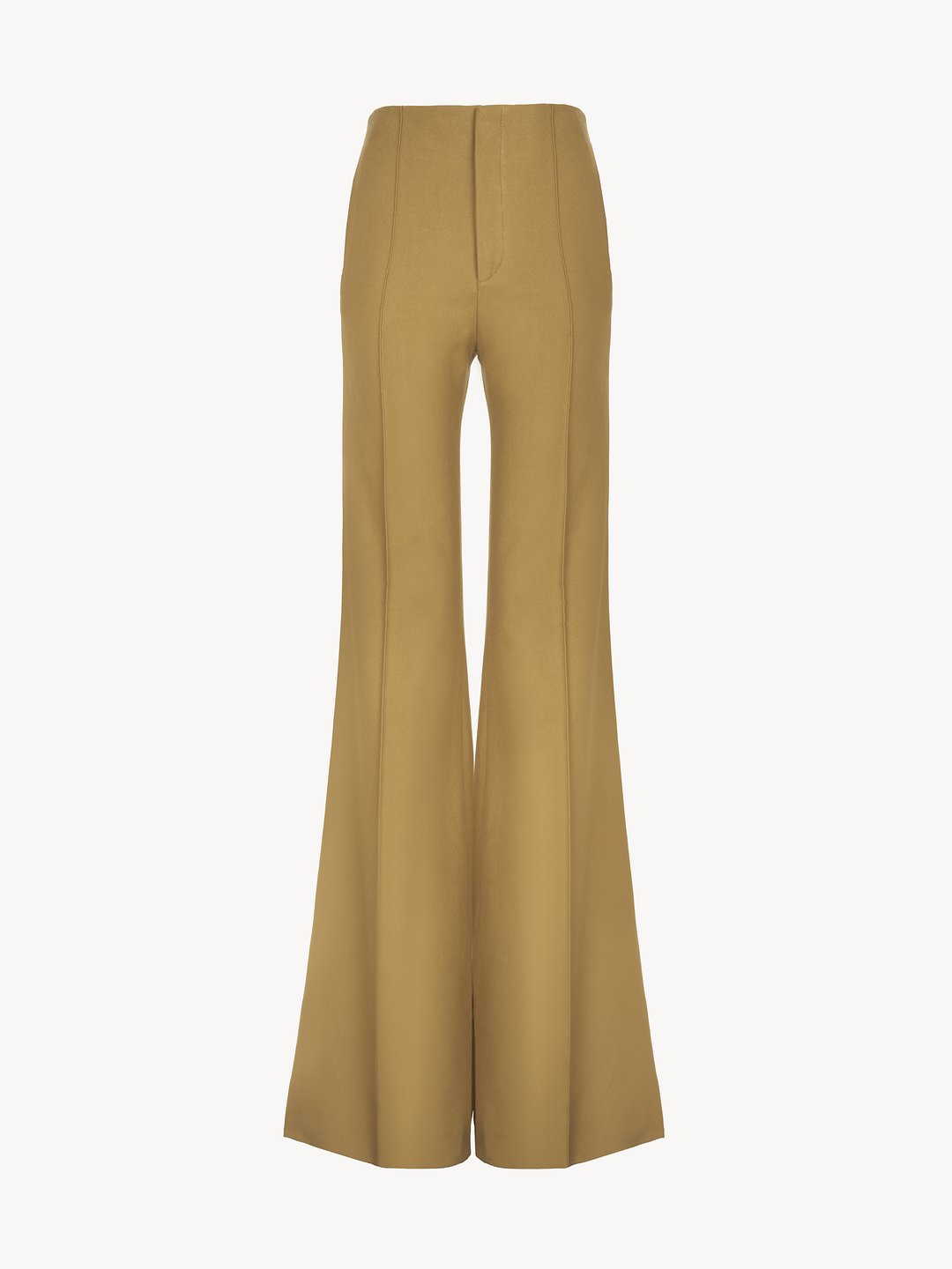 Chloé Flare Pants In Cotton Drill | Chloé US