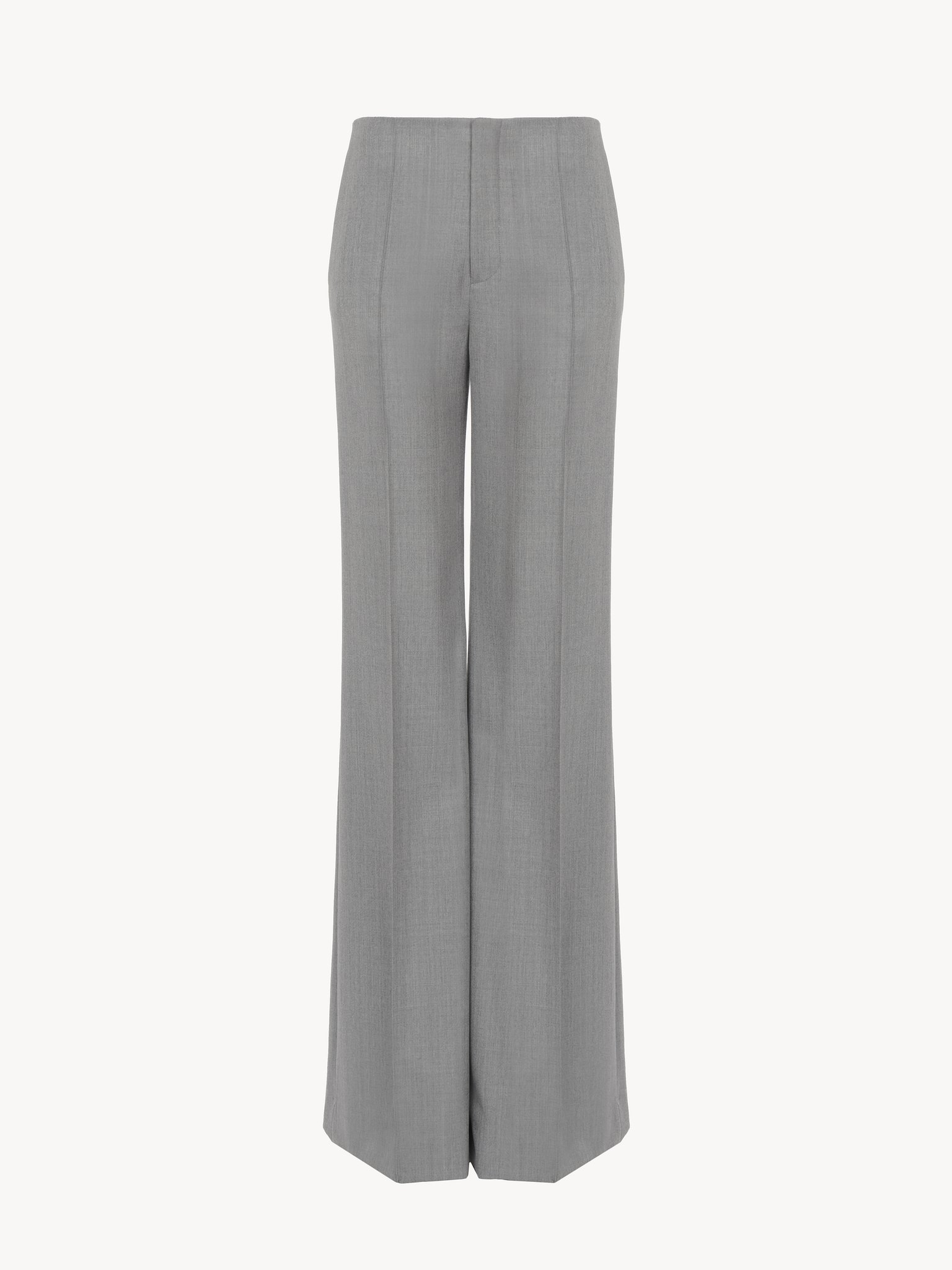 Flare pants in wool grain de poudre Chiné wool grain de poudre
Swan Grey