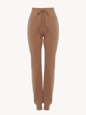 Generous jogging trousers in cotton fleece Matte velvet signature cotton fleece
Blush Nude