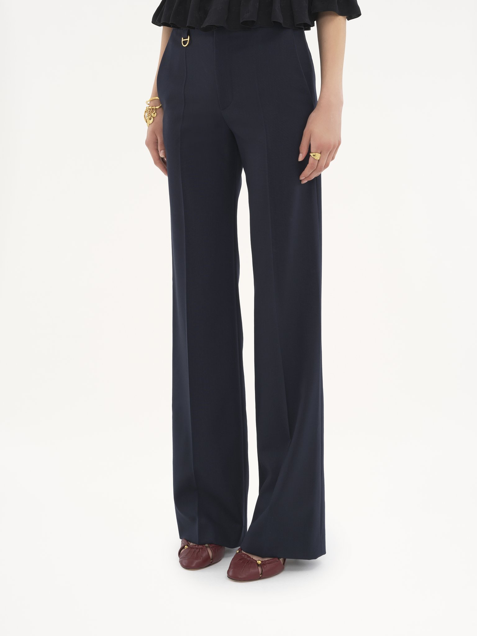 Boyish tailored trousers in stretch wool Lower-impact iconic stretch wool
Eclipse Blue Product detail