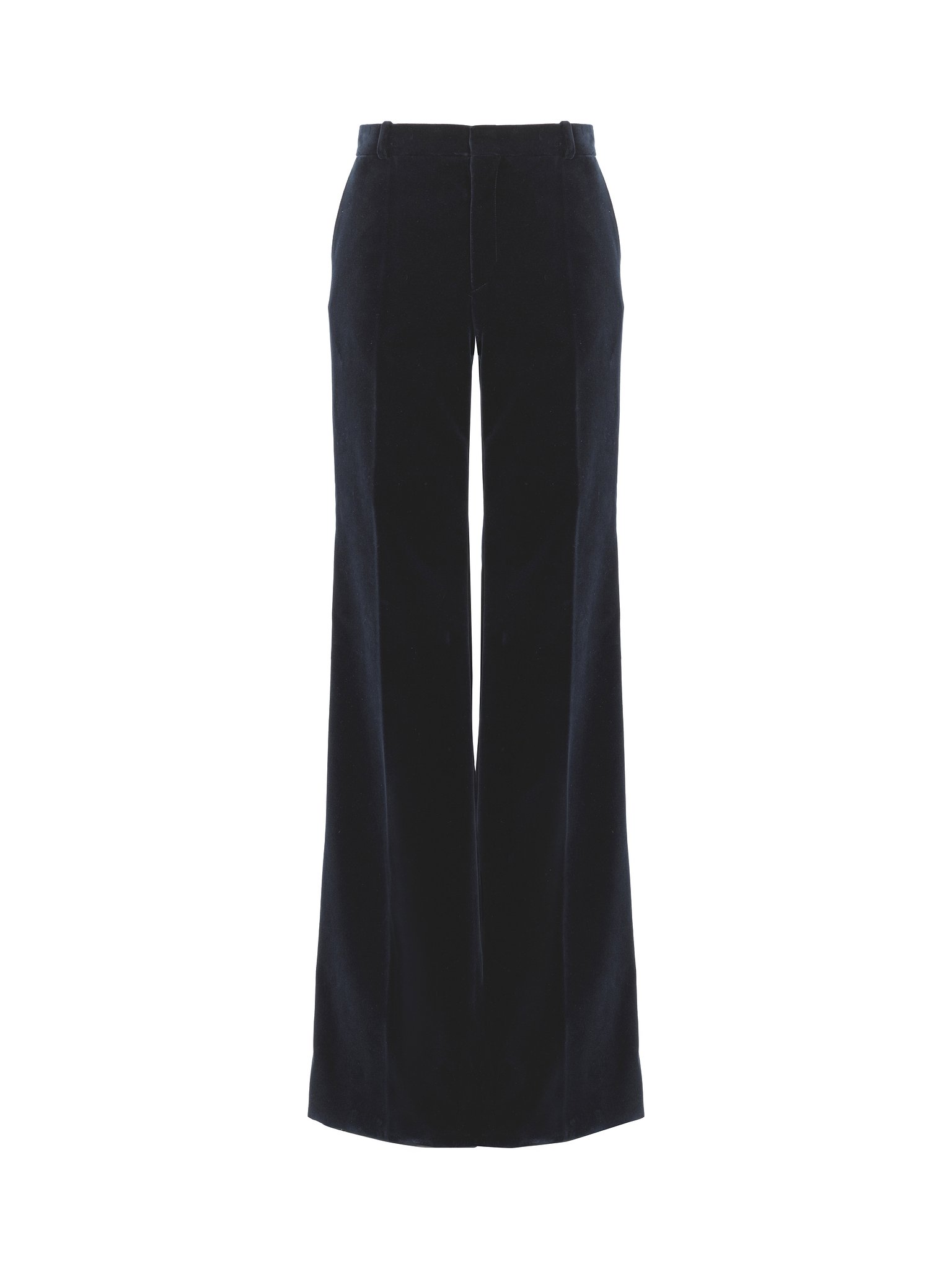 Flared tailored pants in velvet Soft cotton velvet
Evening Blue Preview of the product in the shopping bag